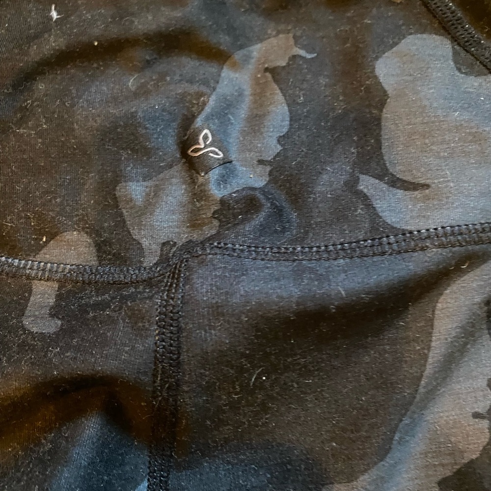 Prana Black Camo Athletic Shorts